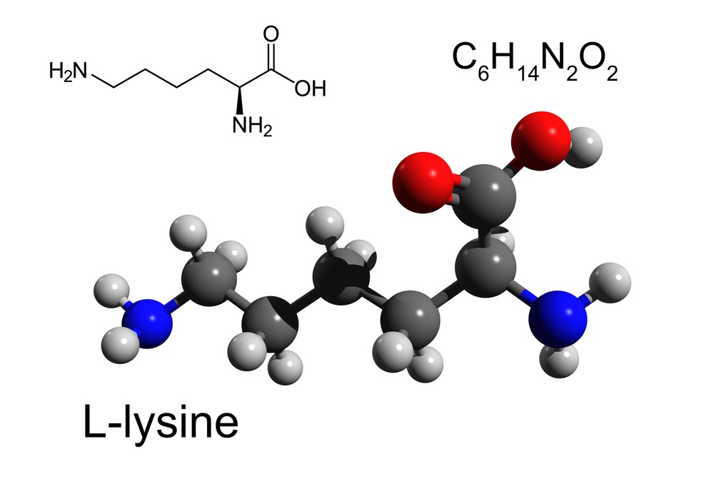 Lysine hay L-lysine có công thức hóa học thu gọn là C6H14N2O2