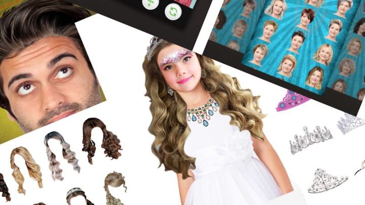 Ảnh minh họa các ứng dụng tạo kiểu tóc cho khuôn mặt giúp bạn thử nghiệm diện mạo mới