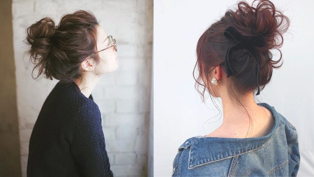 Búi tóc cao đánh rối kết hợp phụ kiện, tôn lên nét quý phái và sự tự tin