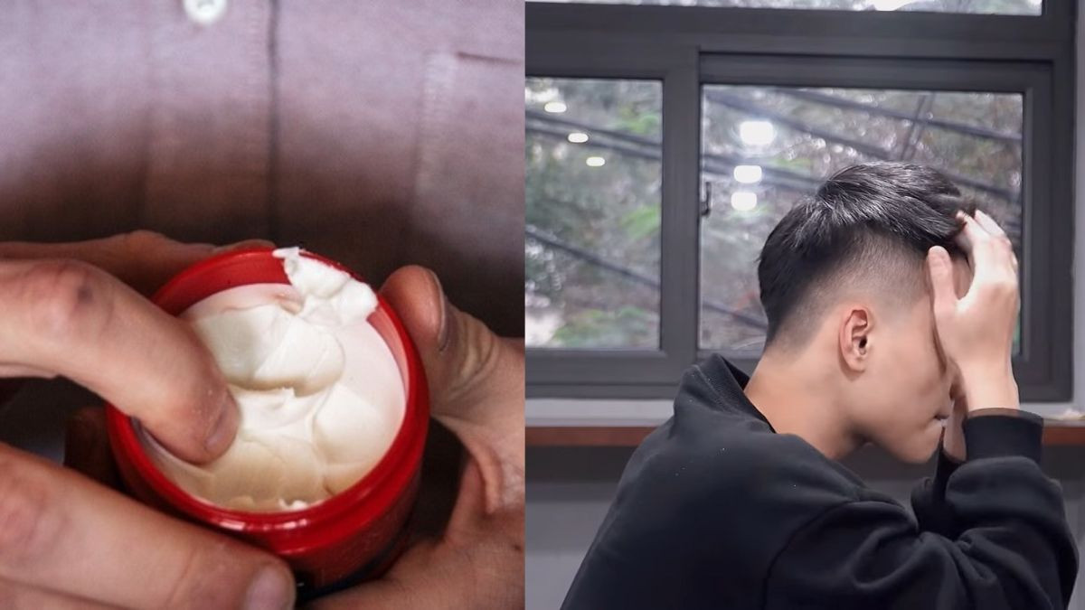 Bước 4: Sử dụng sáp vuốt tóc để định hình kiểu tóc ngắn Short Quiff