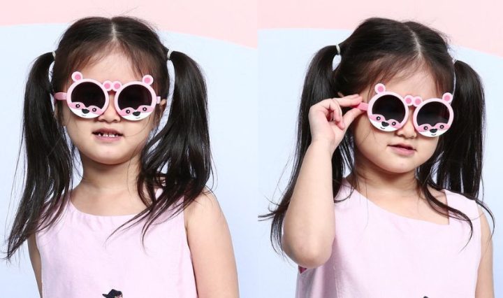 Các kiểu tóc buộc cho bé gái cột cao hai bên