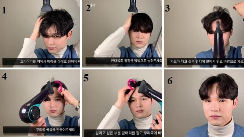 Cách tạo kiểu tóc phân tán nam đơn giản