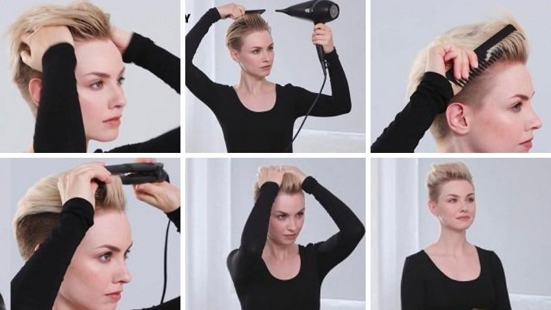 Cách tạo kiểu tóc pixie cut vuốt phồng