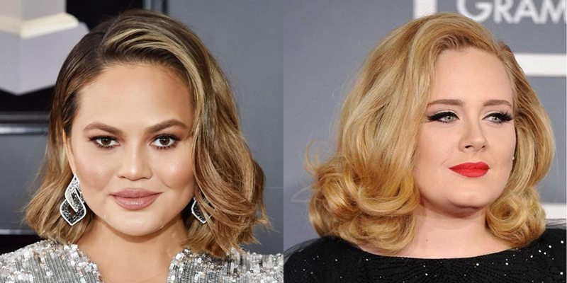 Cắt tóc layer ngắn ngang vai uốn cụp cho mặt tròn béo