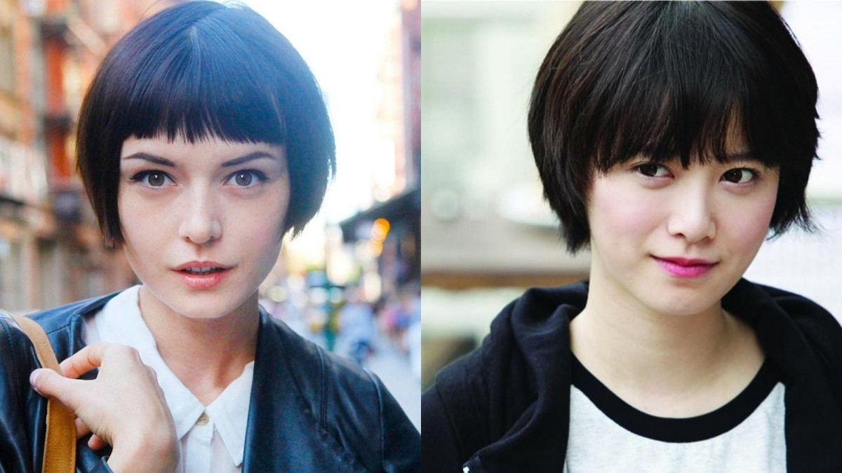 Cắt tóc tomboy cho mặt vuông thanh lịch