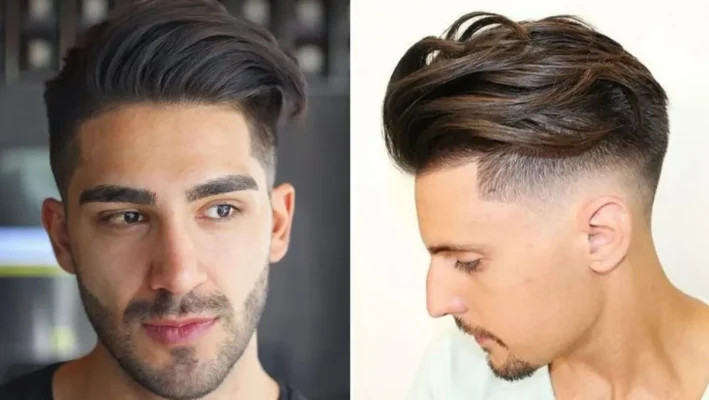 Chàng trai lịch lãm với kiểu tóc Comb Over ngắn