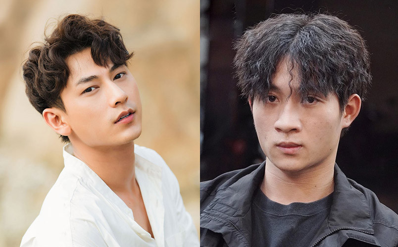 Chàng trai lịch lãm với kiểu tóc xoăn ruffled side part