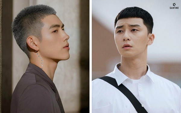 Chàng trai với Buzz Cut gọn gàng, một kiểu tóc nam đẹp năm 2024 cho mùa hè