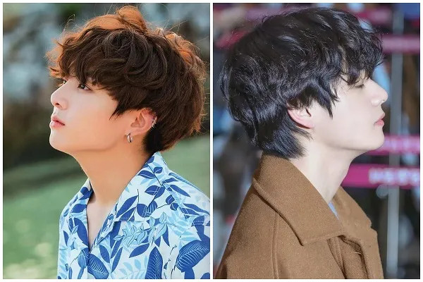 Chàng trai với kiểu tóc nam layer bung xoăn nhẹ tự nhiên, cá tính