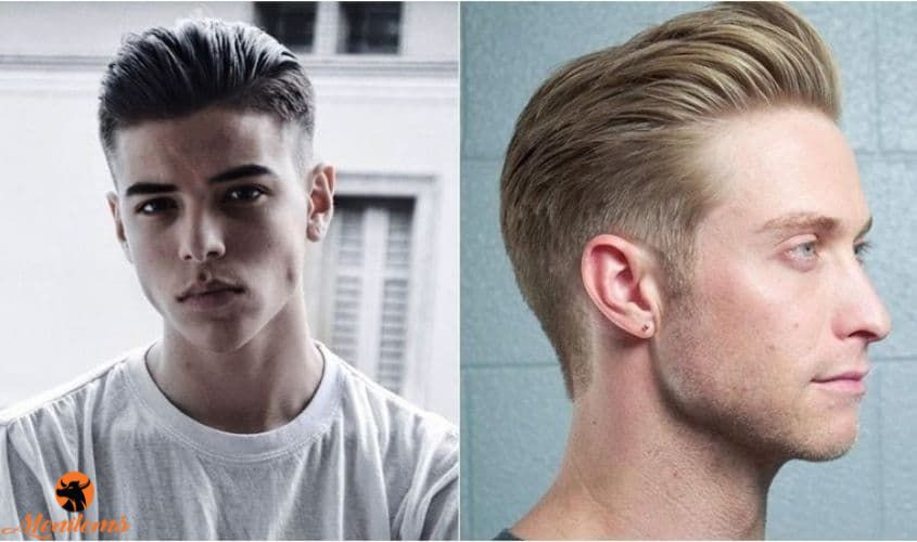 Chàng trai với kiểu tóc Slicked Back mượt mà, lịch lãm