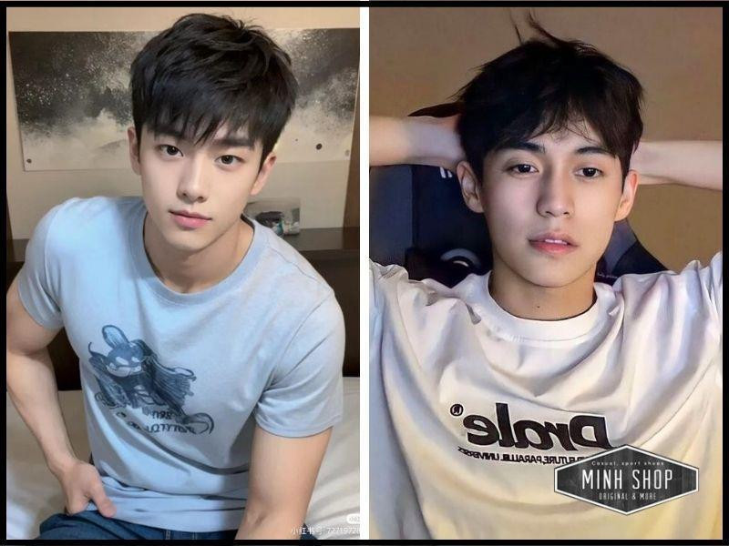 Chàng trai với mái tóc phong cách, phù hợp cho người tóc thưa