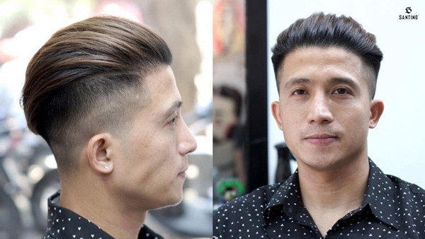 Chàng trai với Slick Back sang trọng, một trong những kiểu tóc nam đẹp năm 2024