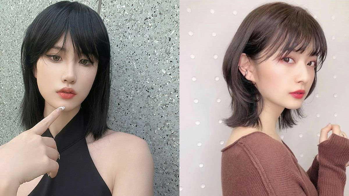 Cô gái trẻ trung với kiểu tóc ngắn mullet cá tính, thể hiện phong cách tự do của phái đẹp.