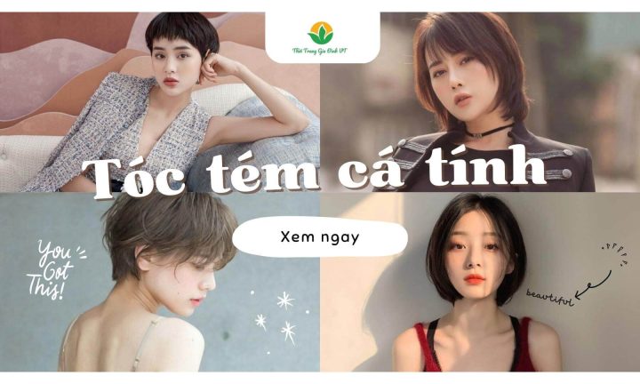 Cô gái trẻ trung với kiểu tóc tém uốn xoăn nhẹ tự nhiên, tôn lên vẻ đẹp hiện đại