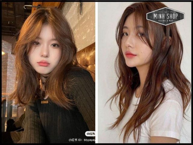 Cô gái với kiểu tóc layer tinh tế, một trong những kiểu tóc hot trend 2024