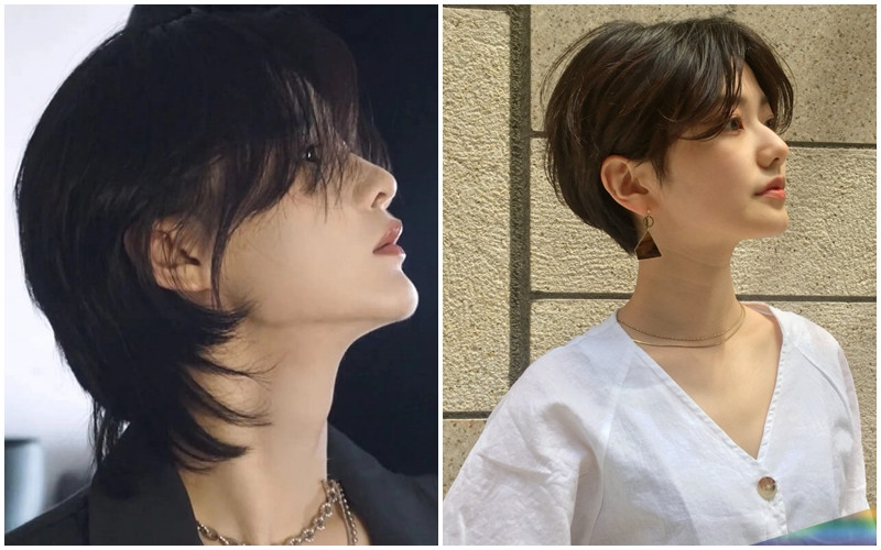 Cô gái với kiểu tóc mullet layer tomboy ngắn cá tính