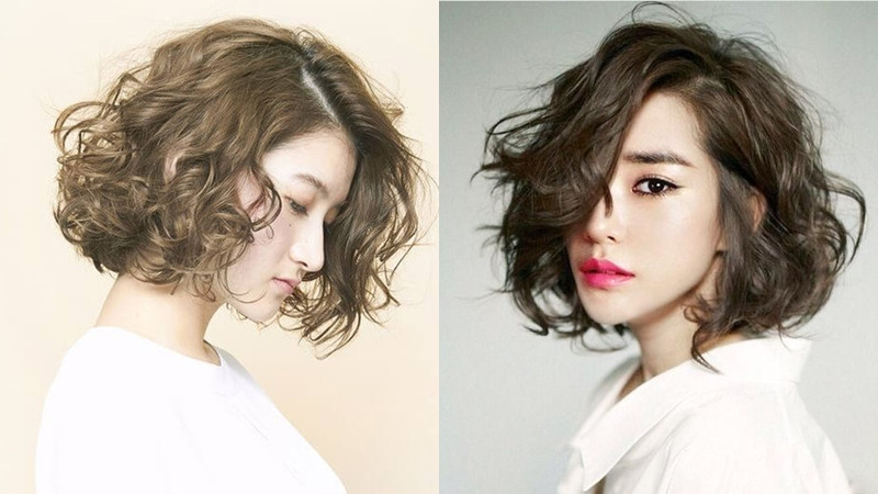 Cô gái với kiểu tóc ngắn uốn rối đầy cá tính và phong cách