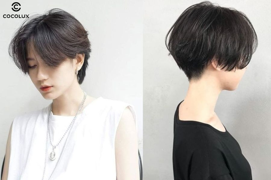 Cô gái với kiểu tóc tomboy ngắn siêu gọn gàng, dễ quản lý, phù hợp với nhiều dáng mặt và là lựa chọn lý tưởng để làm mới bản thân
