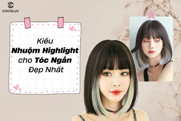 Cô gái với mái tóc ngắn nhuộm line tạo điểm nhấn phong cách