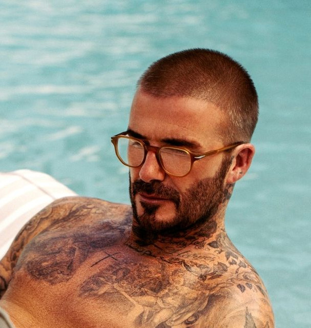 David Beckham với Buzz Cut