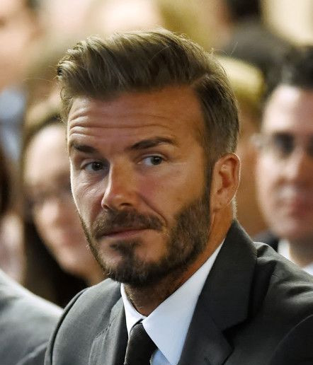 David Beckham với kiểu Pompadour vuốt ngược