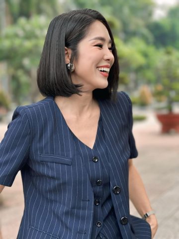 Diễn viên Lê Phương với kiểu tóc ngắn cá tính, một trong những đại diện tiêu biểu của diễn viên tóc ngắn Việt Nam