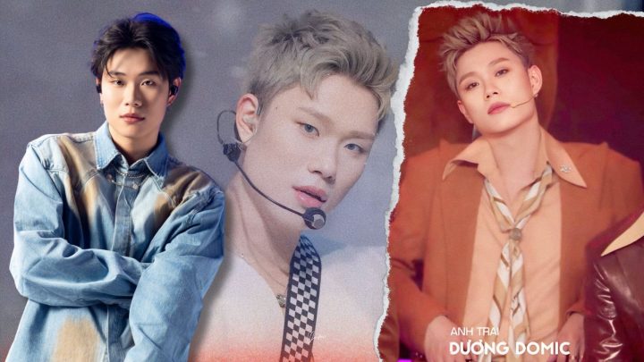 Dương Domic với phong cách tóc đa dạng, thể hiện xu hướng làm đẹp hiện đại