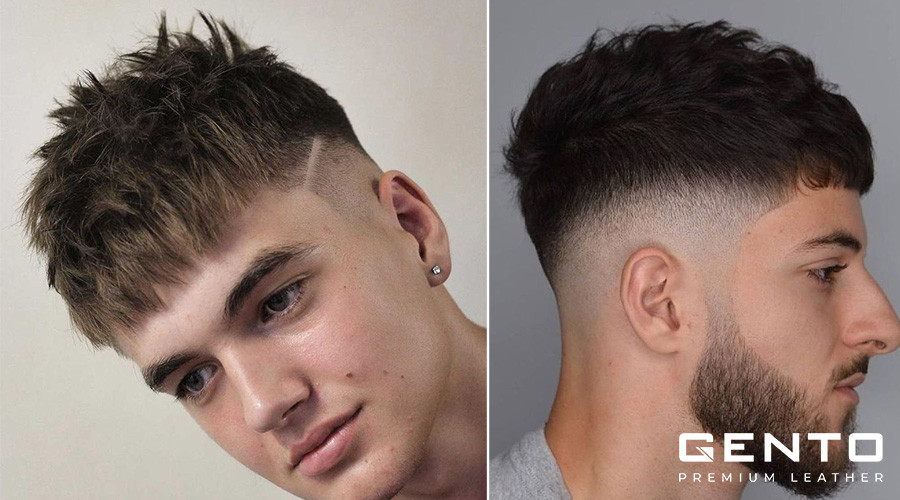 French Crop Fade kết hợp phần mái dài ấn tượng