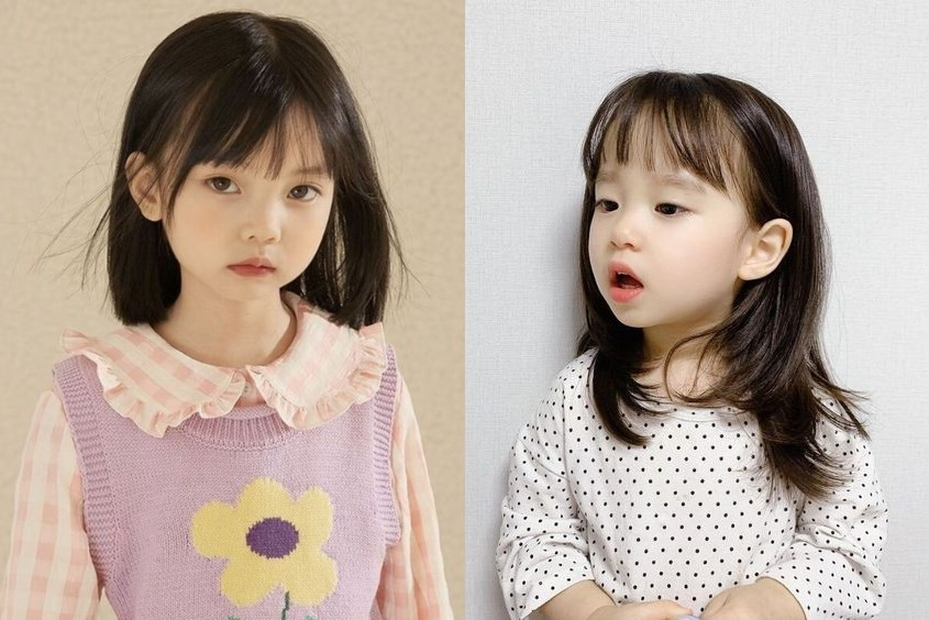 Gợi ý kiểu tóc cho bé gái 2 tuổi có khuôn mặt dài