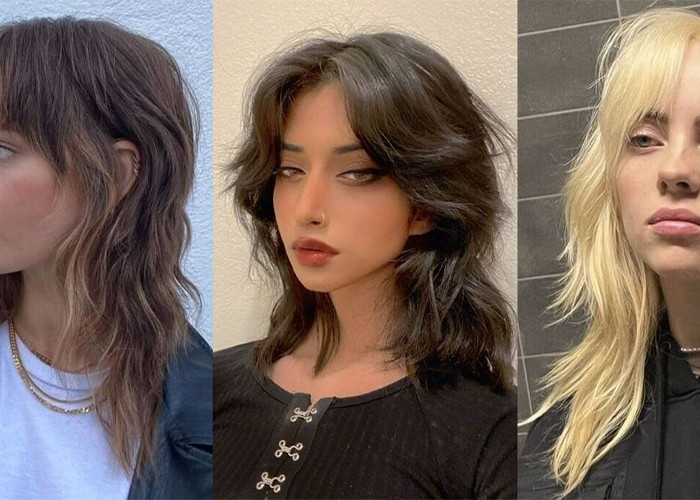 gợi ý tóc đuôi sói nữ xoăn lọn nhỏ mang phong cách cổ điển