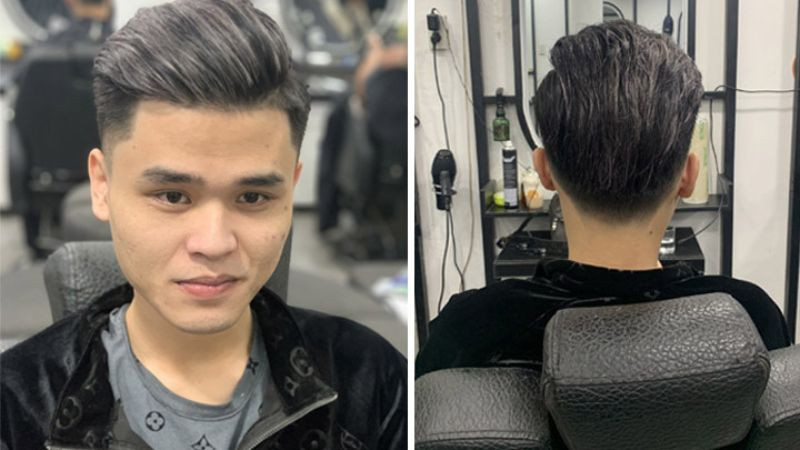 Gương mặt nam giới với kiểu tóc undercut, phù hợp với nhiều dáng khuôn mặt khác nhau.