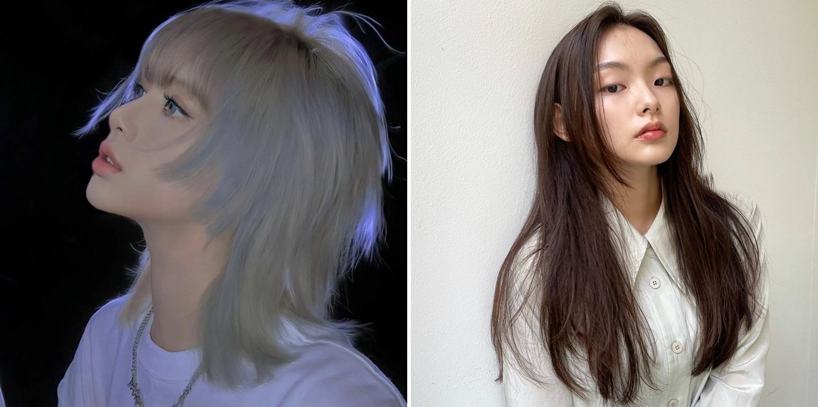 Hai kiểu tóc layer nữ hot nhất hiện nay, một cho tóc ngang vai và một cho tóc dài