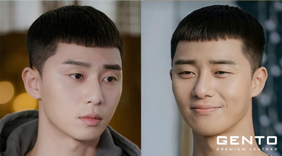 Hình ảnh một chàng trai với kiểu tóc thể thao Buzz Cut, phần tóc được cắt rất ngắn, thể hiện sự mạnh mẽ và cá tính.