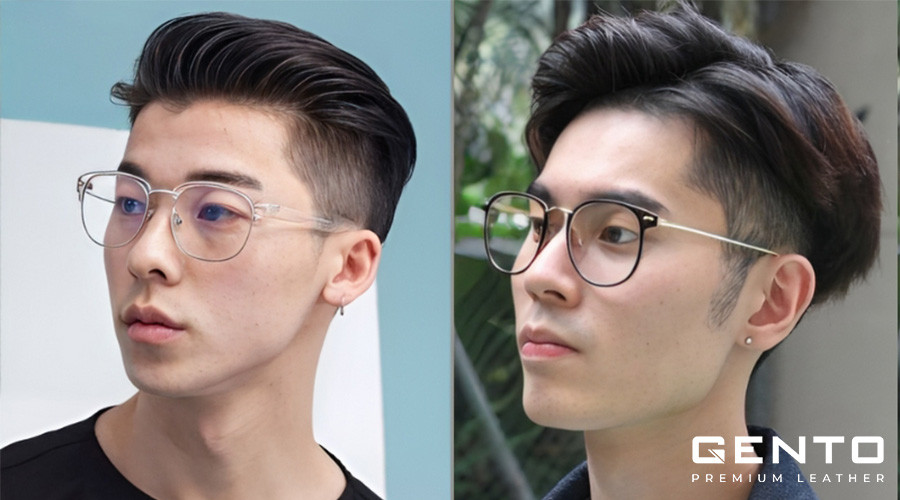 Hình ảnh một chàng trai với kiểu tóc thể thao Undercut, phần tóc hai bên cạo fade và phần đỉnh đầu được tạo kiểu năng động.
