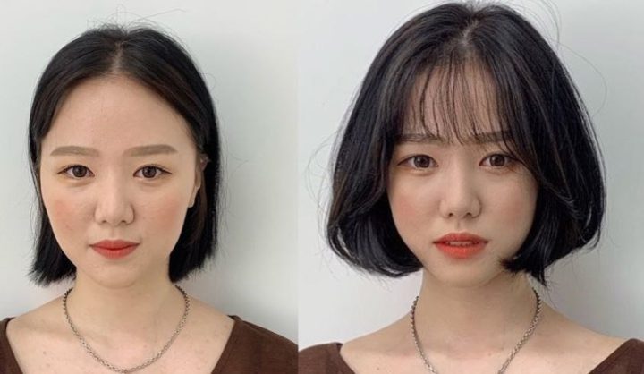 Kẹp tóc nửa đầu cho tóc ngắn