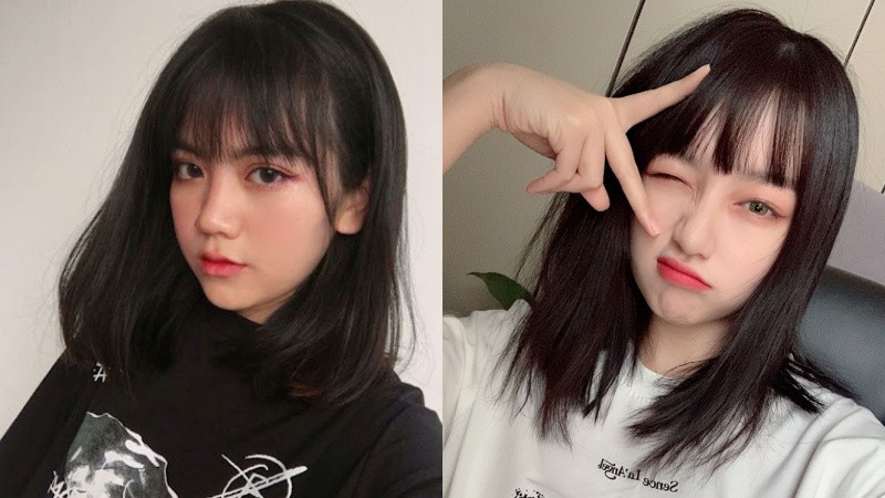 Kiểu mái ngố tỉa layer