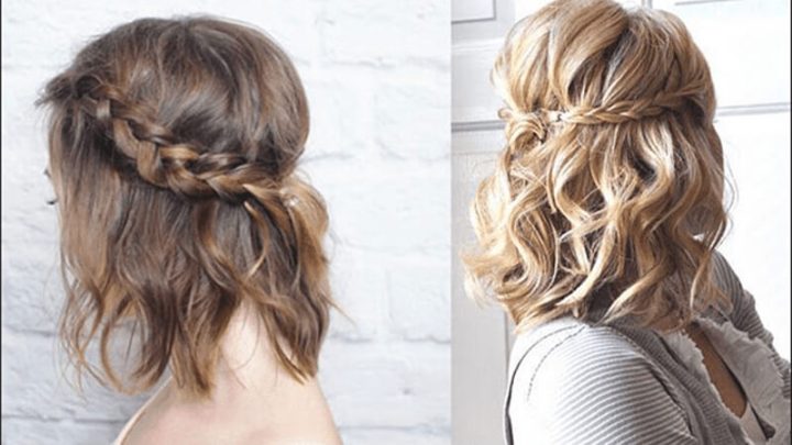 Kiểu thắt bính tóc mái đơn giản, nữ tính cho cô nàng tóc ngắn đi học