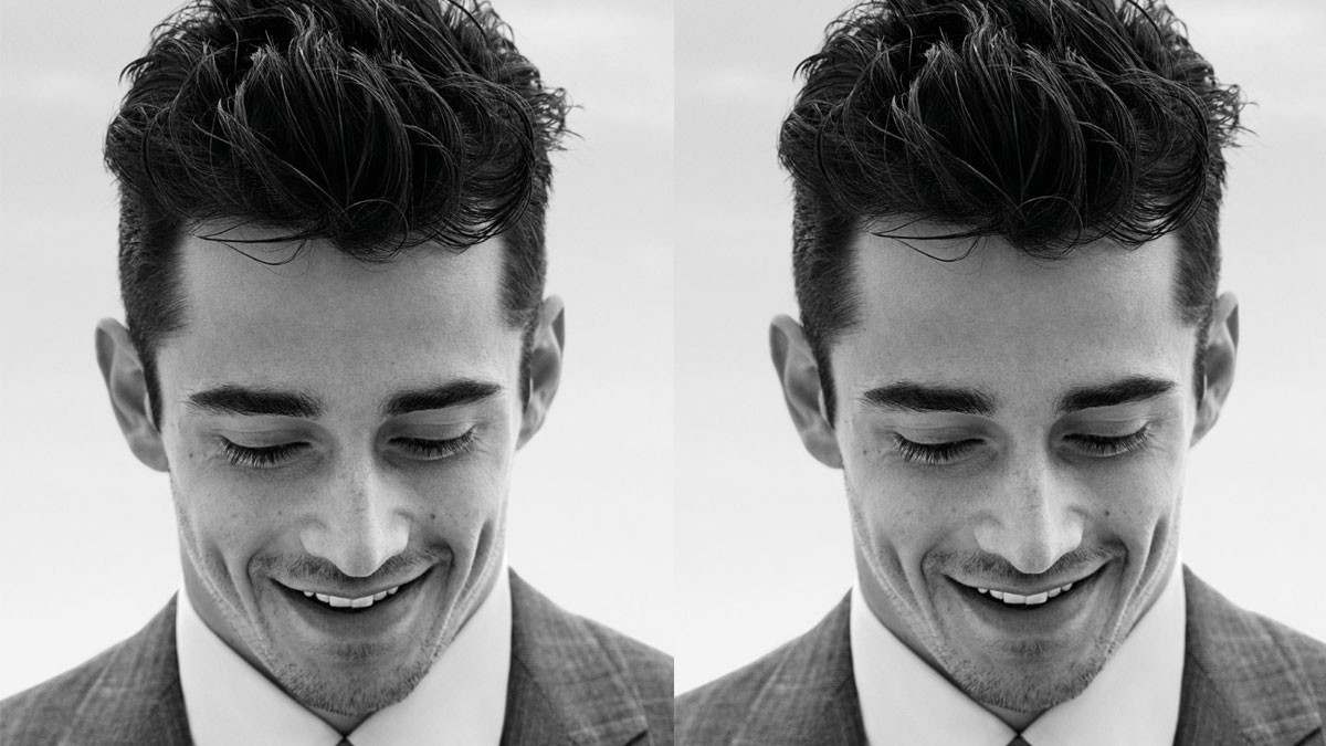 Kiểu tóc Armani mái dài được vuốt ngược về phía sau, thể hiện sự lịch lãm