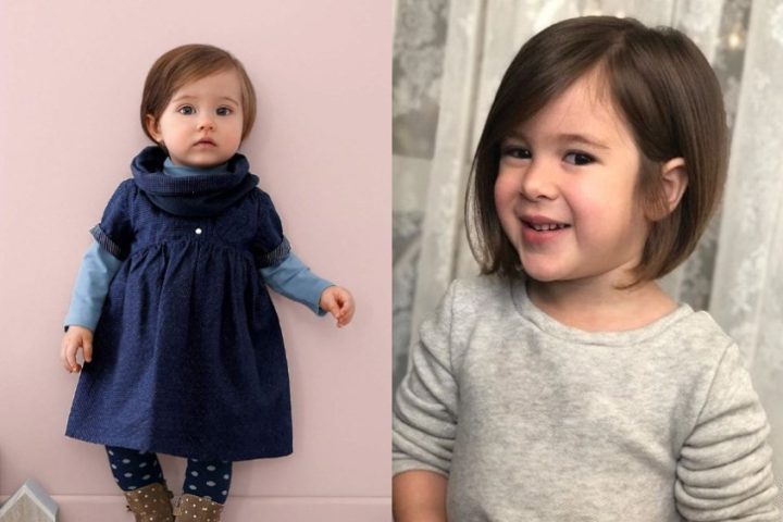 Kiểu tóc bob cá tính cho bé gái 2 tuổi năng động