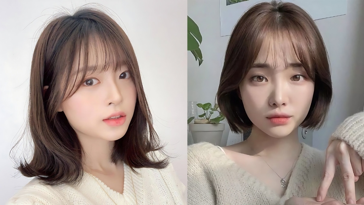 Kiểu tóc bob mái thưa đáng yêu
