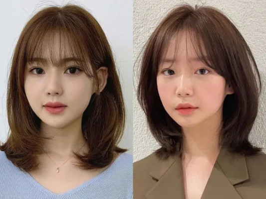 Kiểu tóc bob ngắn uốn cụp che khuyết điểm gương mặt tròn béo, phù hợp cho nữ mặt to