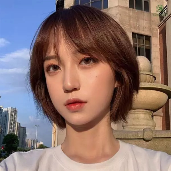 Kiểu tóc bob nữ cá tính cùng mái bằng