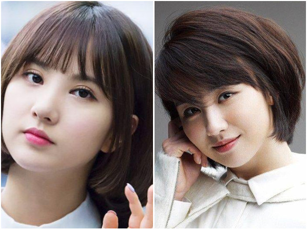 Kiểu tóc bob uốn cụp cho tuổi 40 mặt tròn