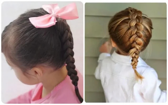 Kiểu tóc buộc cao cho bé gái hoạt bát