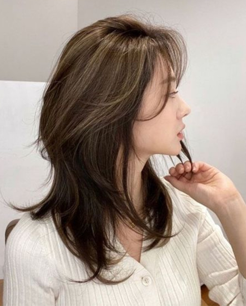 Kiểu tóc butterfly layer nữ được cắt tỉa 3 tầng độc đáo