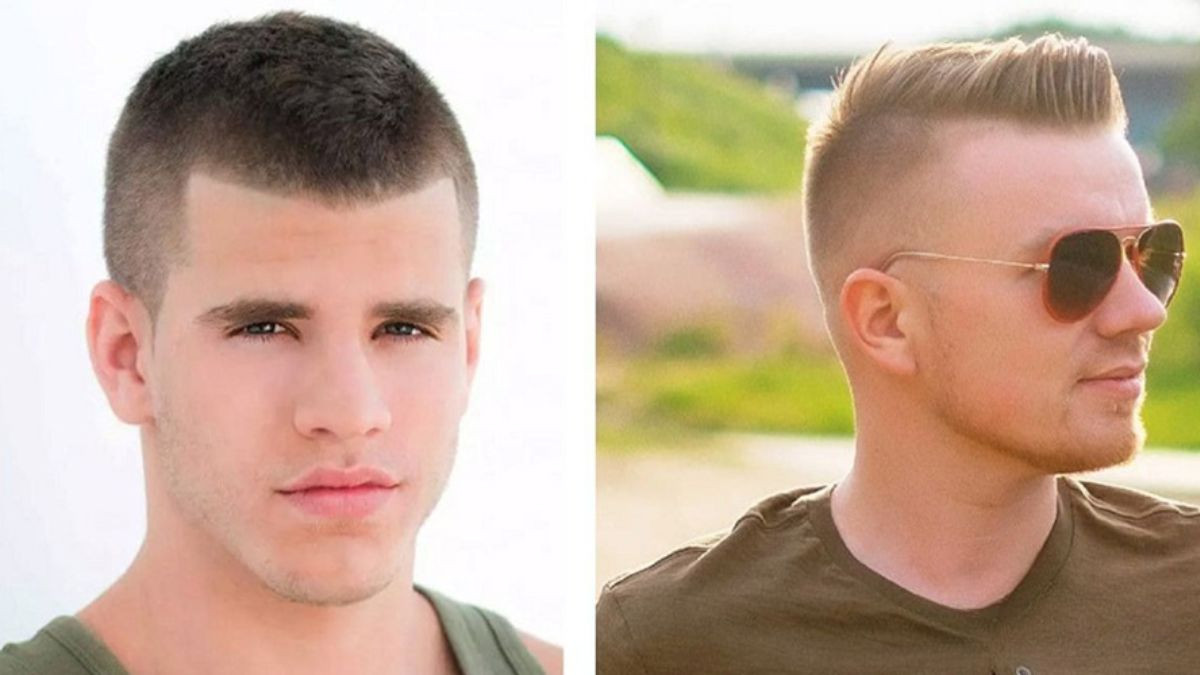 Kiểu tóc buzzcut cổ điển với độ dài đồng đều