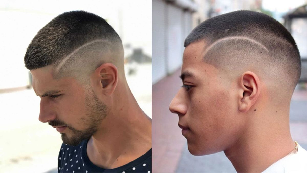 Kiểu tóc buzzcut kẻ vạch tạo điểm nhấn cá tính
