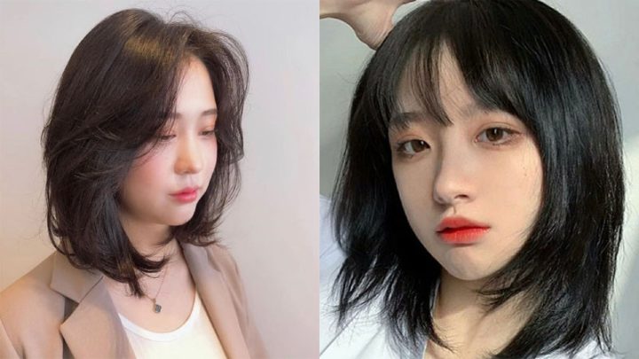 kiểu tóc chiếc lá nhọn