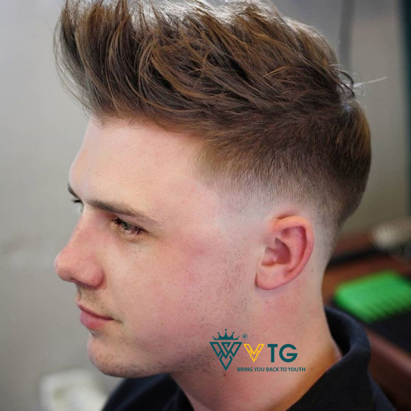 Kiểu tóc classic nam short quiff sành điệu