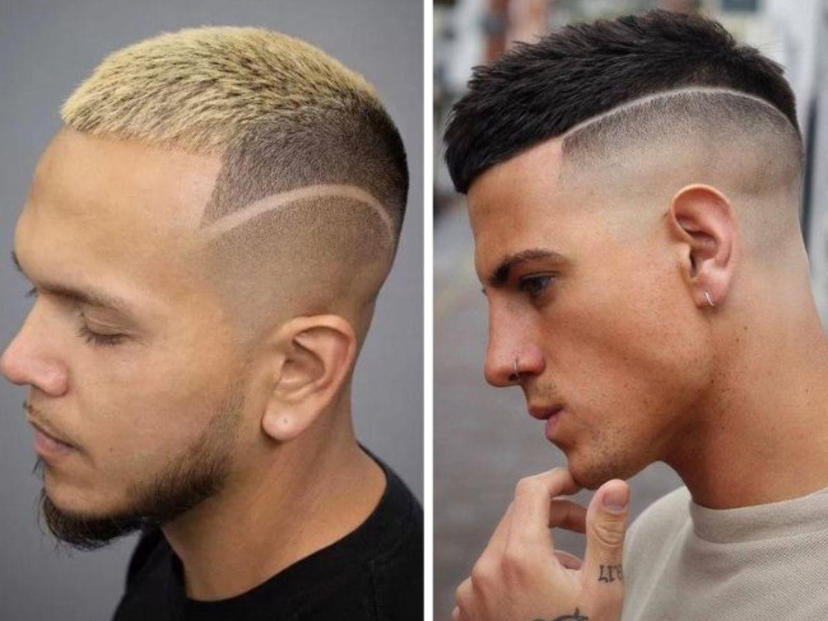 Kiểu tóc có Line Up, đường viền chân tóc được cạo sắc nét, kết hợp với kiểu cắt sát hai bên, tạo vẻ ngoài gọn gàng, cá tính cho tóc quân đội Mỹ